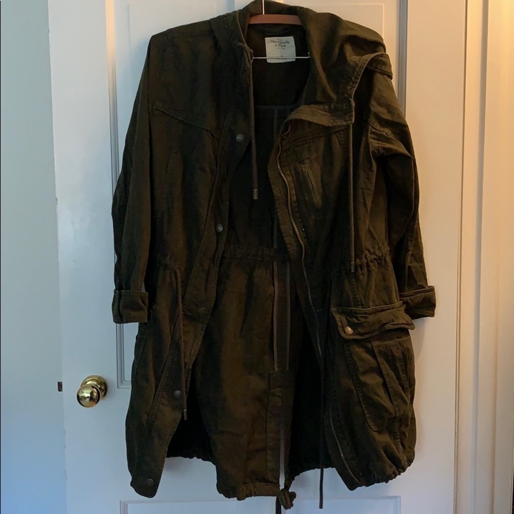 Long trench jacket